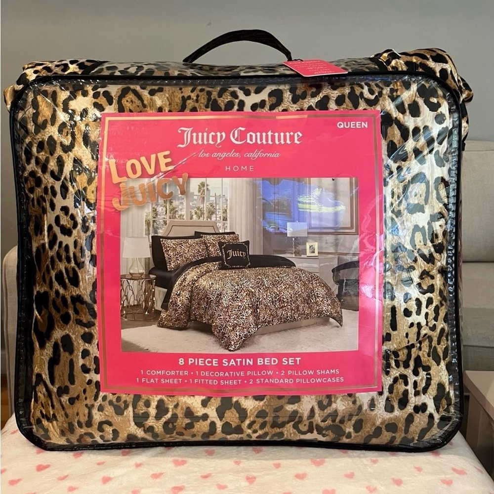 Juicy Couture Cheetah Print Bedding